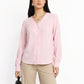 Pink V-Neck Top