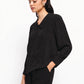 Black Pintuck Top