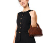 Black Buttoned  Waistcoat