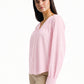 Pink V-Neck Top