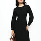 Black A-line Dress