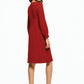 Maroon A-line Dress