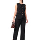 Black Buttoned  Waistcoat