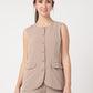 Fawn Tailored Waistcoat
