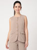 Fawn Tailored Waistcoat