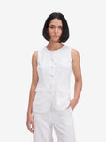 White Tailored Waistcoat