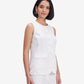 White Buttoned Tailored Waistcoat