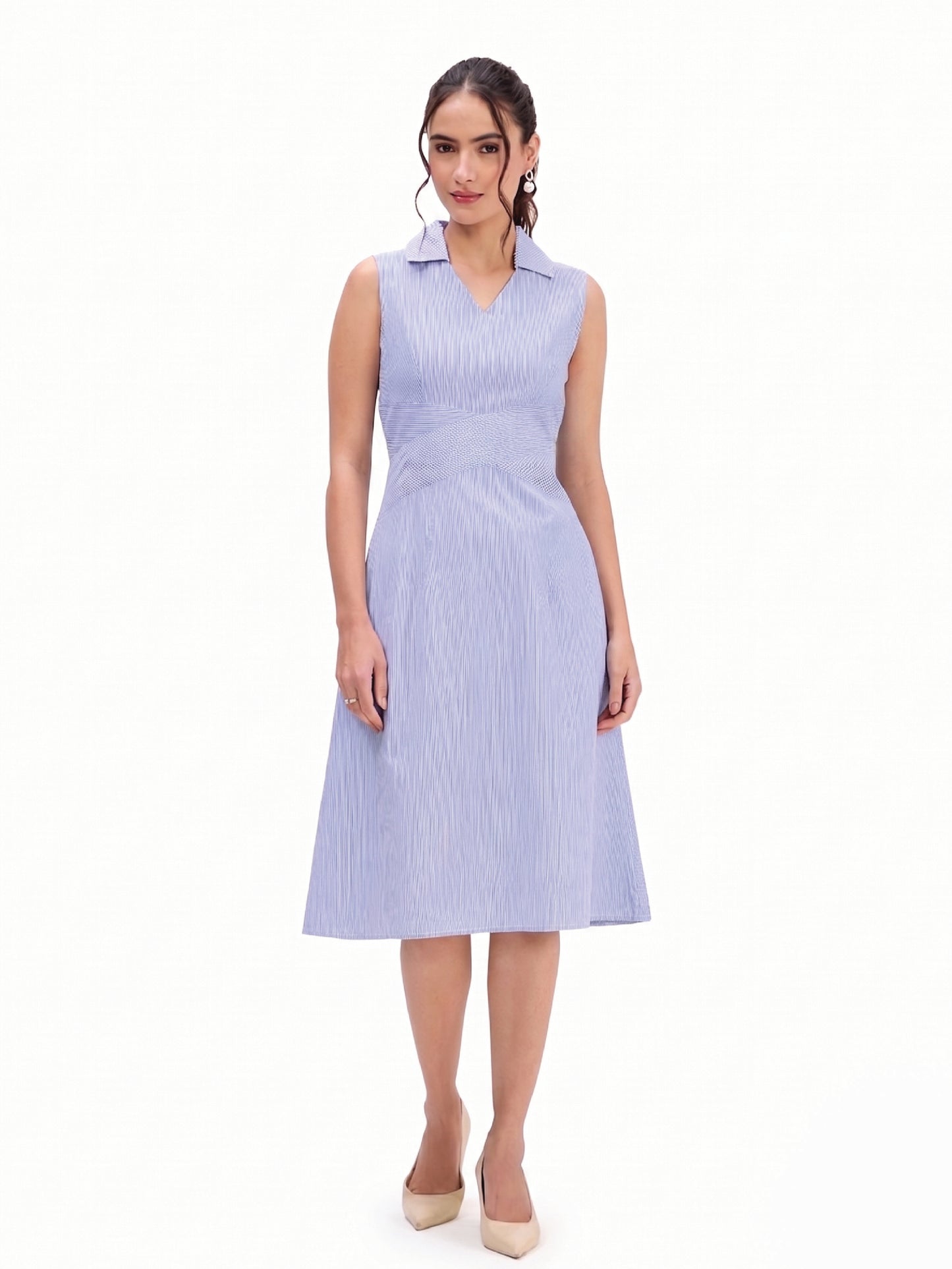 Striped Midi Dress