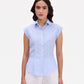 Blue Striped Cotton Shirt