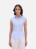 Blue Striped Cotton Shirt
