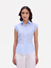Blue Striped Cotton Shirt